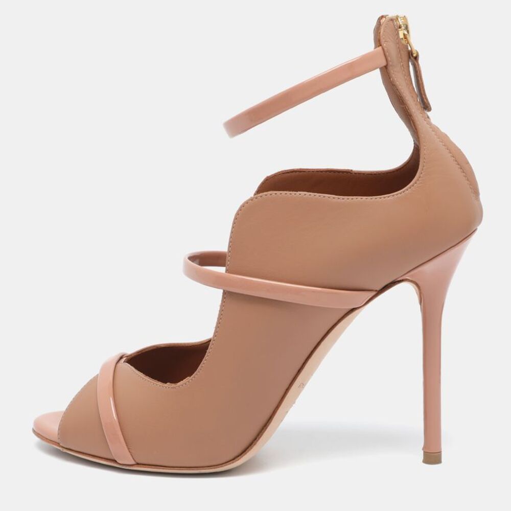 Malone Souliers Mika Size 37 Nude/blush Pink Leather Pumps